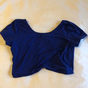 Blue Crop Top - Diva Apparel - Soft - Medium